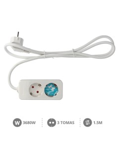 BASE MULTIPLE SERIE MEGA 2T (3X1.5MM) 1,5M