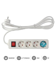 BASE MULTIPLE SERIE MEGA 4T + INT. (3X1.5MM) 3M