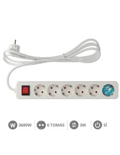 BASE MULTIPLE SERIE MEGA 6T + INT. (3X1.5MM) 3M