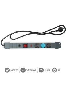 BASE MULTIPLE ALUM. 3T+INT. (3X1.5MM) 1,5M +PROTEC