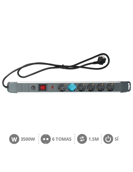 BASE MULTIPLE ALUM. 6T+INT. (3X1.5MM) 1,5M +PROTEC