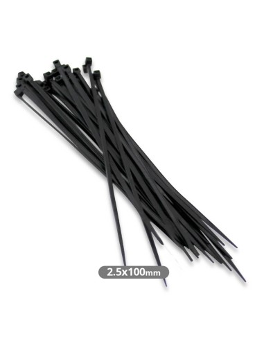 PACK 100 UNIDADES BRIDAS 100X2.5MM NEGRO