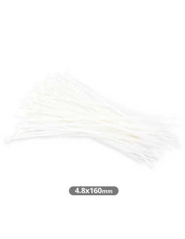 PACK 100 UNIDADES BRIDAS 160X4.8MM NATURAL