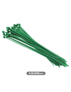 PACK 25 UNIDADES BRIDAS 430X4.8MM VERDE