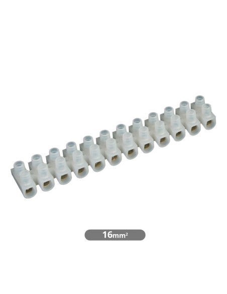 PACK 10 REGLETAS DE CONEXION 16 MM2 - NATURAL