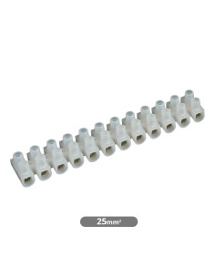 PACK 10 REGLETAS DE CONEXION 25 MM2 - NATURAL