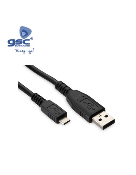 CABLE USB MACHO A MICRO USB MACHO 2.0 - 1M