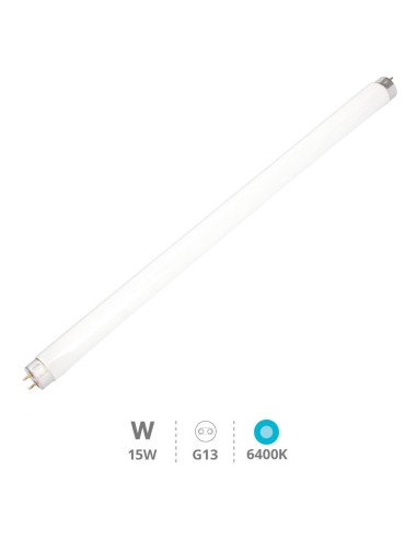 TUBO FLUORESCENTE T8 TRIFOSFORO 15W G13 6400K 450MM