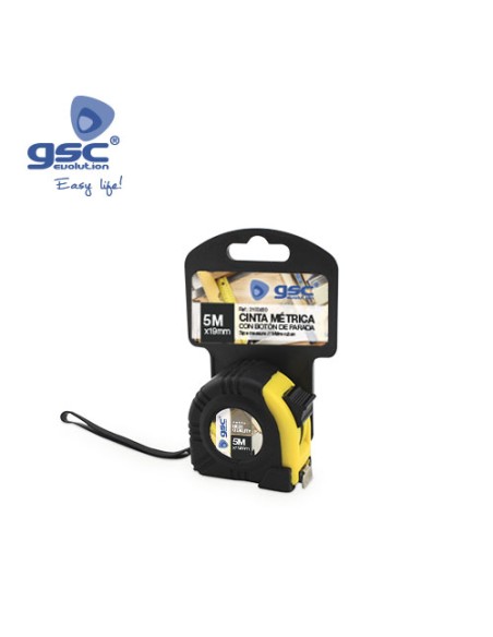 CINTA METRICA RECUBIERTA DE GOMA - 19MM - 5M