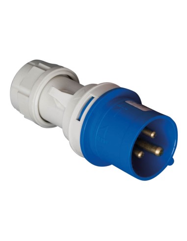 CLAVIJA CETAC 3P (2P+T) 16A IP44 AZUL