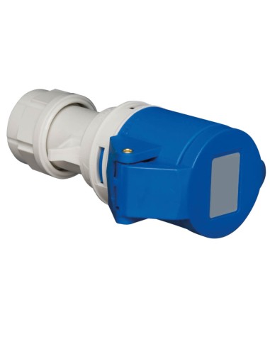 BASE AEREA CETAC 3P (2P+T) 16A IP44 AZUL