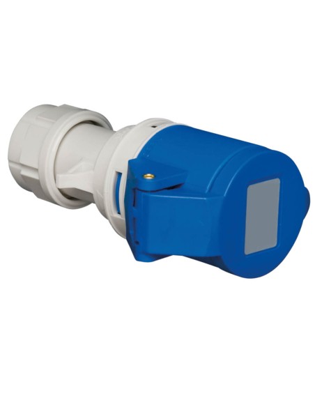 BASE AEREA CETAC 3P (2P+T) 16A IP44 AZUL