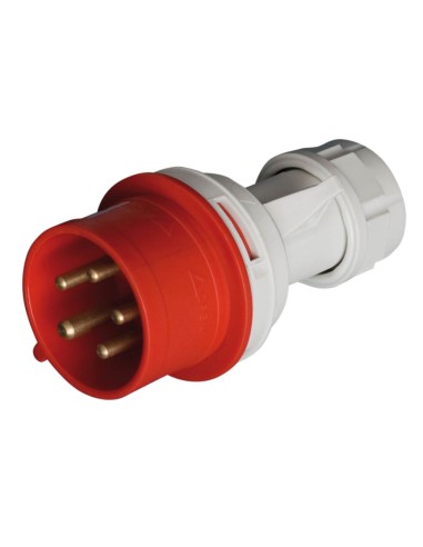 CLAVIJA CETAC 5P (3P+N+T) 16A IP44 ROJA