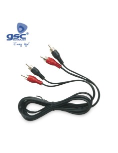 CONEXION AUDIO 2 RCA MACHO A 2 RCA MACHO 1.5M