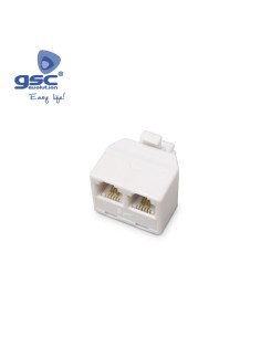 LADRON 1 MACHO A DOBLE HEMBRA TELEFONO - BLANCO