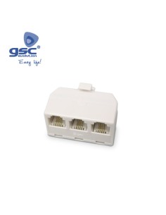 LADRON 1 MACHO TRIPLE HEMBRA TELEFONO - BLANCO