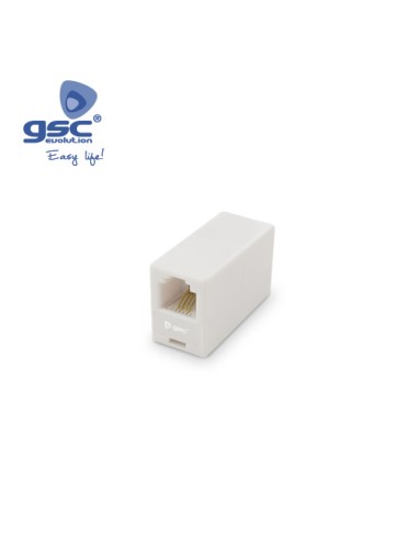 ADAPTADOR TELEFÓNICO SALIDA SIMPLE 6P/4C RJ11 BLANCO