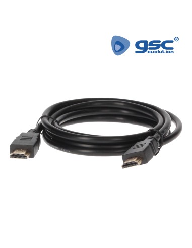 CABLE CONEXIÓN HDMI A HDMI  NEGRO 1.4 / 1.8M