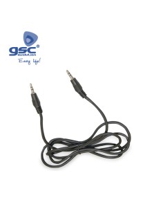 CONEXION AUDIO-ESTEREO 3.5MM MACHO A MACHO 1.5M