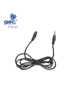 CONEXION AUDIO-ESTEREO 3.5MM MACHO A HEMBRA 3M