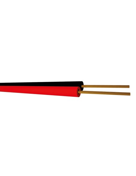 ROLLO 100M CABLE PARALELO (2X0.75MM) ROJO/NEGRO