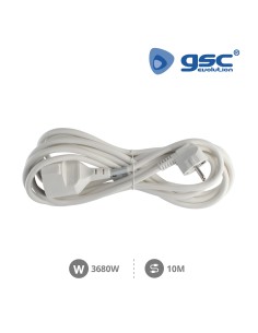 RALLONGE ELECTRIQUE BLANCHE SUCKO (3X1.5MM) 10M