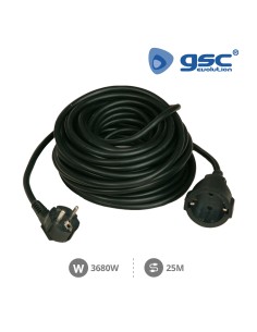RALLONGE ELECTRIQUE NOIRE SUCKO (3X1.5MM) 25M
