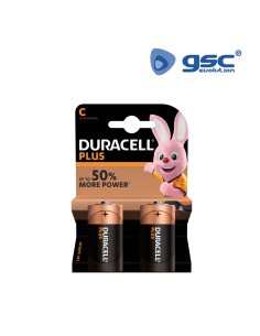 PILA ALKALINA DURACELL PLUS LR14 (C), BLISTER 2