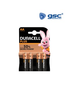 BLISTER 4 PILAS ALKALINA DURACELL PLUS LR6 (AA)
