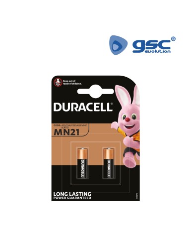 PILA ALCALINA DURACELL MN21 (3LR50) BLISTER 2