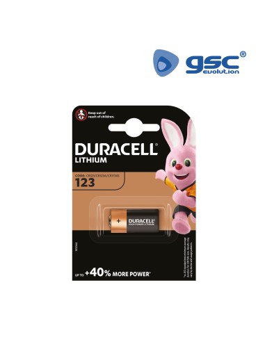 PILA LITIO DURACELL ULTRA M3 123 BLISTER 1