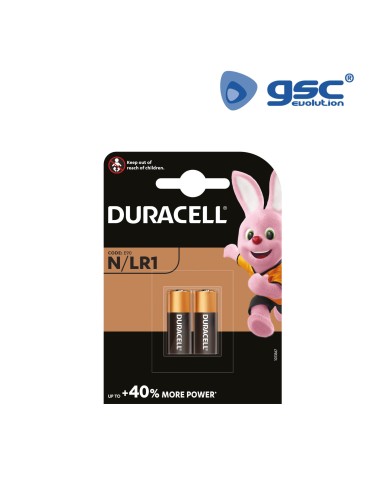 PILA ALCALINA DURACELL MN9100 (N/LR01) BLISTER 2