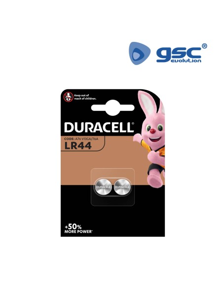 PILA DURACELL LR44 BLISTER 2