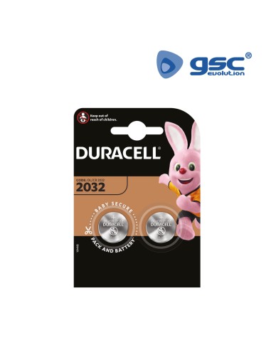 PILA LITIO DURACELL DL2032 BLISTER 2