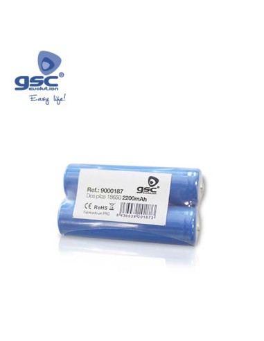 PILA RECARGABLE 2X18650 2200MAH