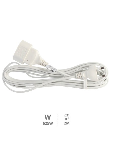 PROLONGADOR (2X0.75MM) 2M BLANCO