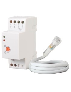 DETECTOR CON SENSOR CREPUSCULAR PARA MONTAJE EN CARRIL DIN