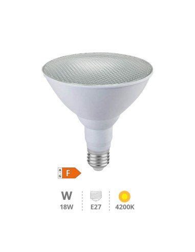 LÁMPARA LED PAR38 18W E27 4200K IP65