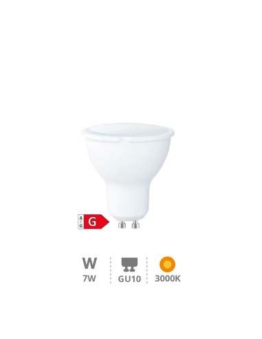 LÁMPARA LED DICROICA 6W GU10 3000K REGULABLE