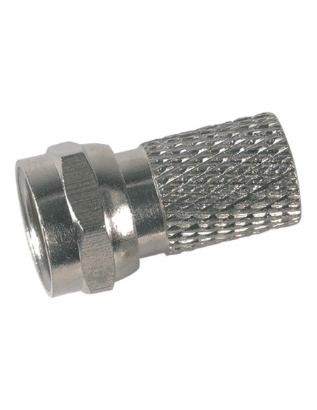 CONECTOR DE ROSCAR ''F'', CON JUNTA TORICA CABLES: T100PLUS, T100, CXT-1 TELEVES 417101