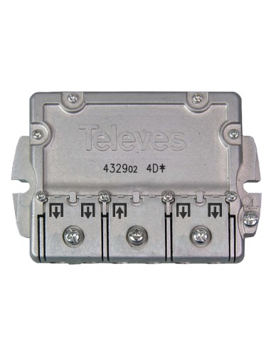 BLISTER DIVIS. 5..2400MHz "EasyF" 4V 9/7,5dB TELEVES 432902
