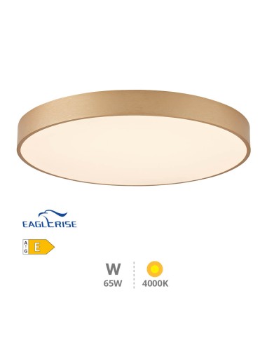 PLAFÓN TECHO LED KATAJA 65W 4000K DORADO