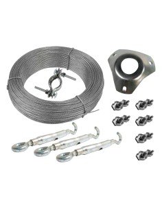 MONTAJE DE VIENTOS PARA MASTIL Ø45mm ZINC + RPR TELEVES 4361