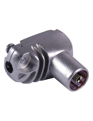 CONECTOR PRO EASYF ''CEI'', ACODADO Y BLINDADO (CLASE A+) UNIVERSAL: Ø 5...7,5mm TELEVES 437501