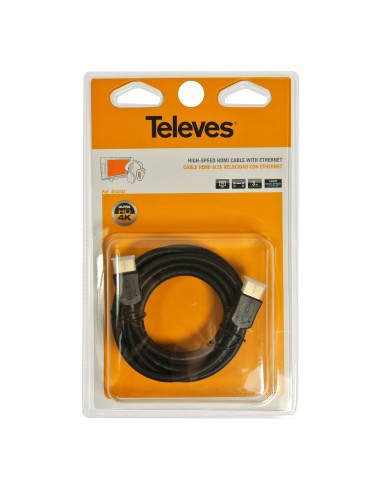 BLISTER CABLE HDMI M-M NEGRO 3M TELEVES