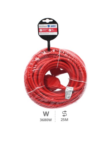 PROLONGADOR SUCKO (3X1.5MM) 25M ROJO