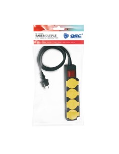 BASE MULTIPLE CON TAPAS 4T + INT. (3X1.5MM) 1,5M 2