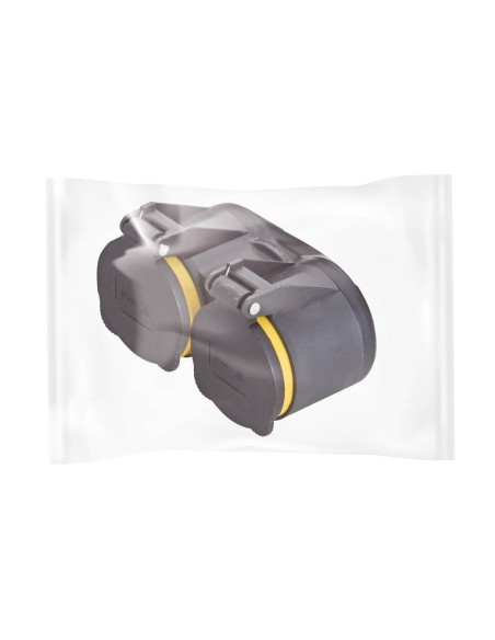 DOBLE SUCKO CON TAPAS PARA ENGARZAR CABLE IP44