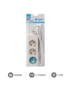 BASE MULTIPLE SERIE MEGA 3T (3X1.5MM) 1,5M 2