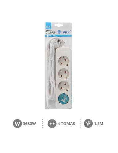 BASE MULTIPLE SERIE MEGA 4T (3X1.5MM) 1,5M